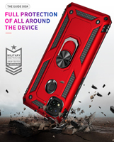 Pancerz pierścień stojak telefon pokrywa dla Xiaomi Redmi 9C NFC 9 9A uwaga 11 10 Pro 9 Pro Redmi 9c Redmi9 TPU zderzak odporny na wstrząsy Shell Case 4